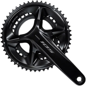 105 FC-R7100 Crankset - 165mm 12-Speed 50/34t 110 Asymmetric BCD Hollowtech II Spindle Interface BLK