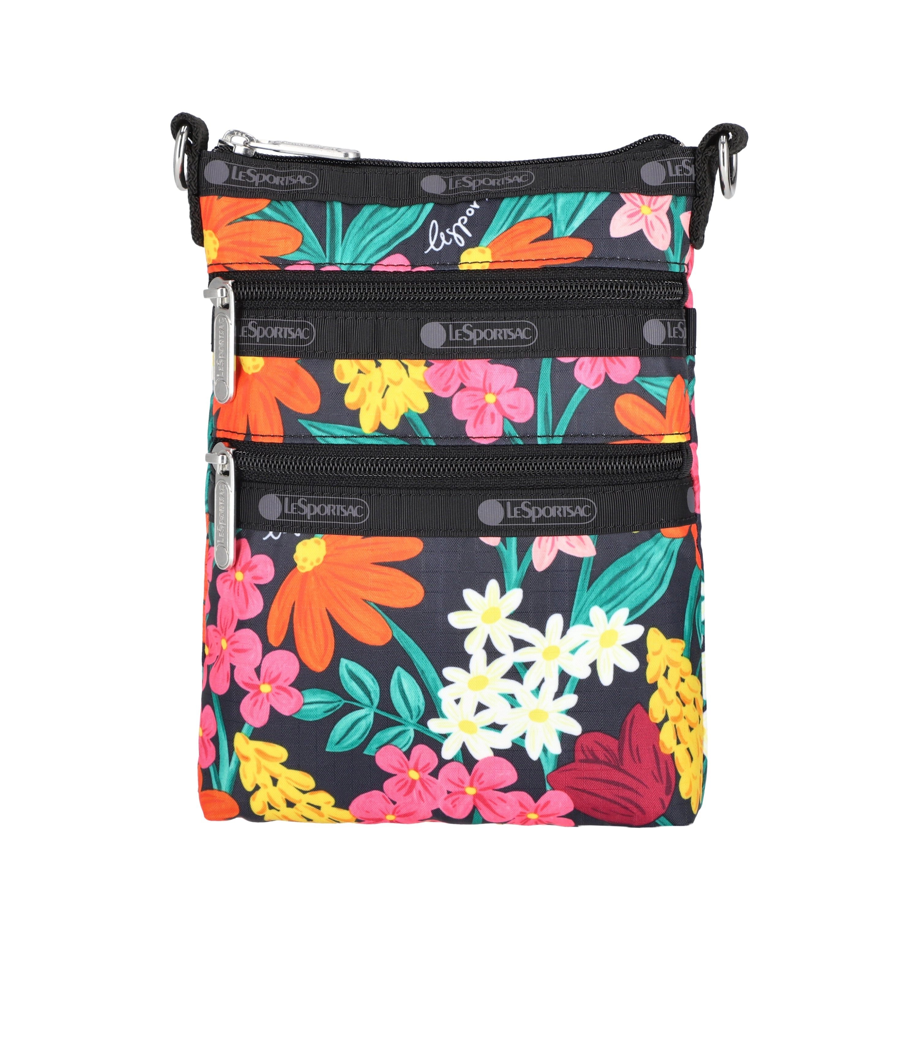3-Zip Crossbody