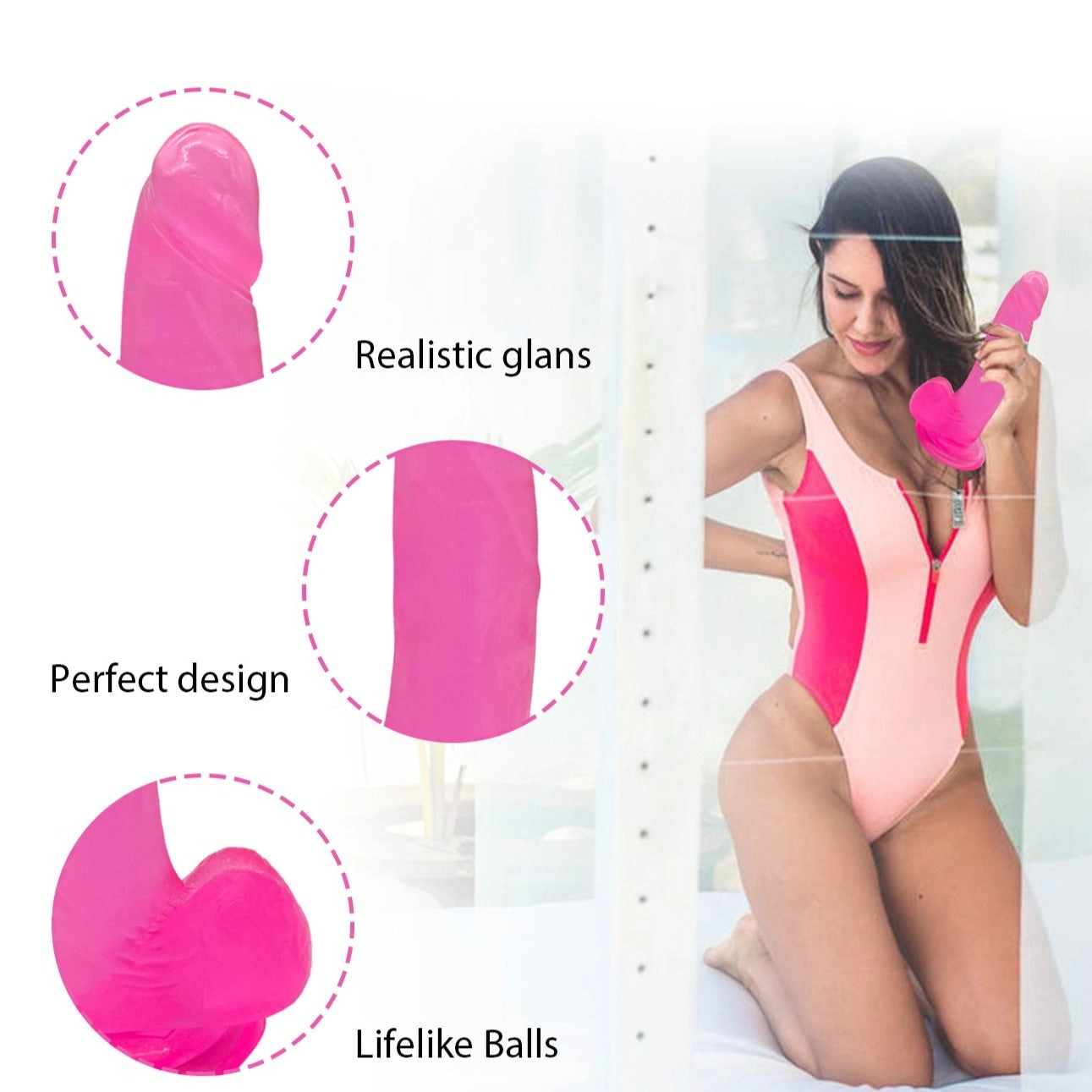 7.1 Inch Realistic Dildo with Sucker