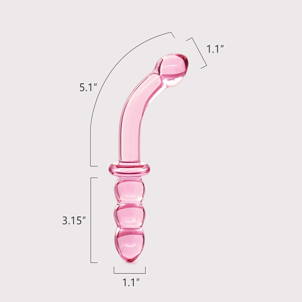 9 inch Double-Ended Glass Dildo