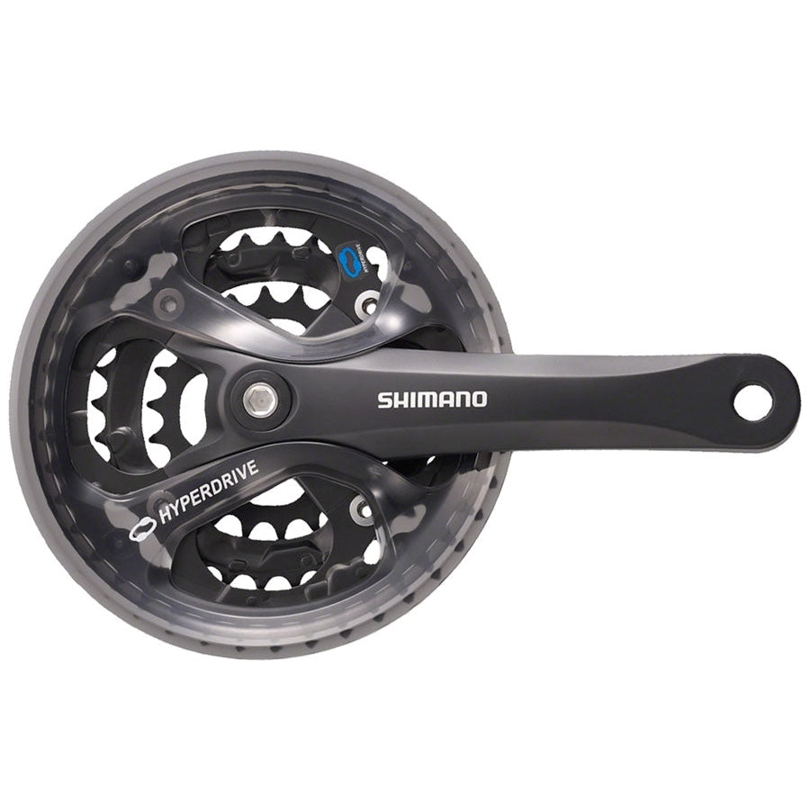 Acera FC-M361 Crankset - 175mm 7/8-Speed 42/32/22t 104/64 BCD Square Taper JIS Spindle Interface BLK