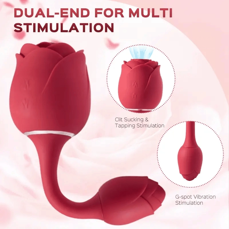 Agent R - Rose Clit Sucking Stimulator & G-spot Vibrator 