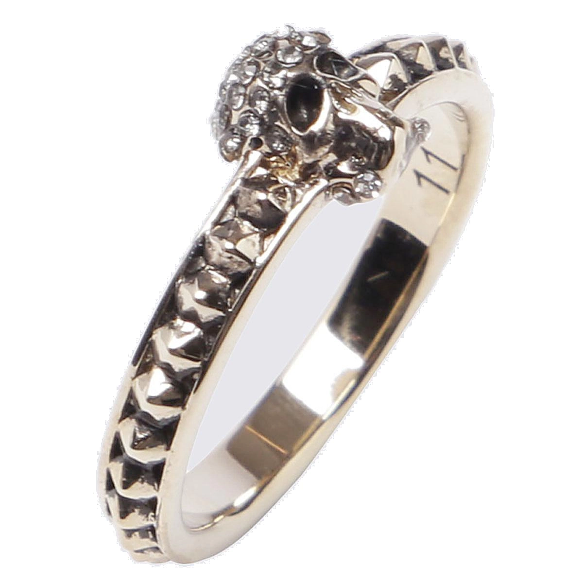 Alexander McQueen Logo Detailed Ring