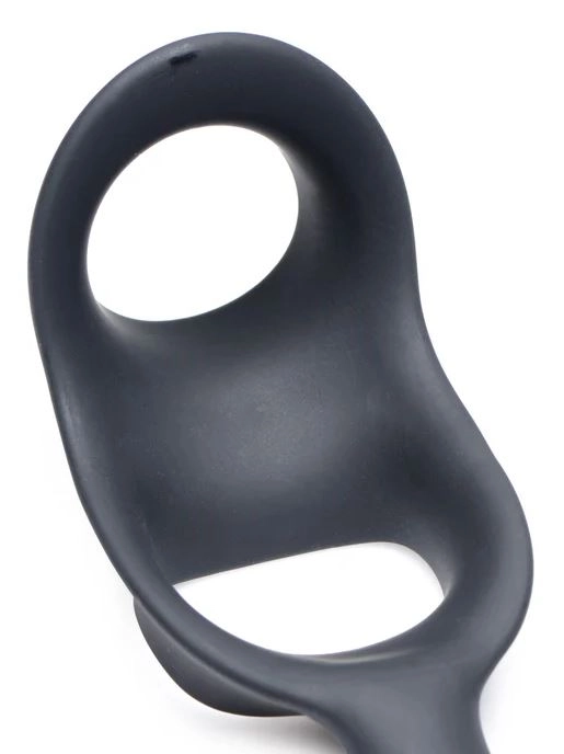 Alpha-Pro 10X P-Bomb Cock & Ball Ring With Vibrating Anal Plug