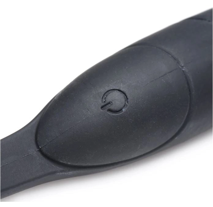 Alpha-Pro 10X P-Bomb Cock & Ball Ring With Vibrating Anal Plug