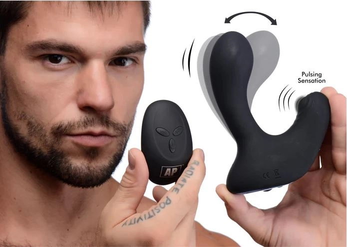 Alpha-Pro 10X P-Pulse Taint Tapping Silicone Prostate Stimulator