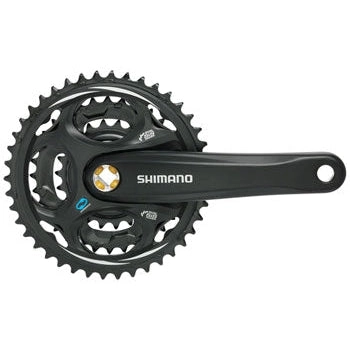 Altus FC-M311 Crankset - 170mm 7/8-Speed 42/32/22t Riveted Square Taper JIS Spindle Interface BLK