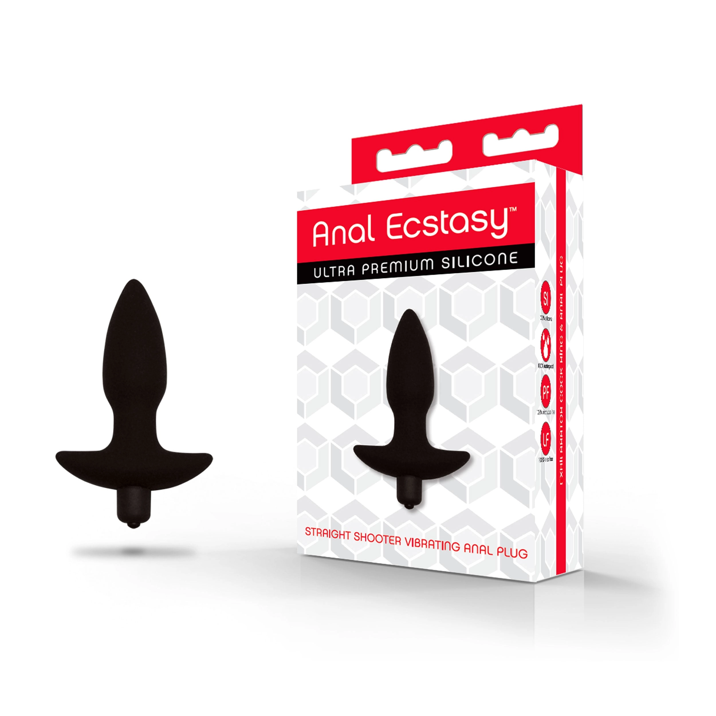 Anal Ecstasy Straight Shooter Vibrating Anal Plug
