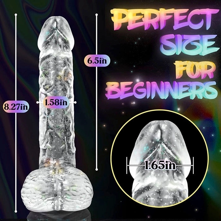 Apollo 8.3 Realistic Dildo With A Transparent Body - Laphwing