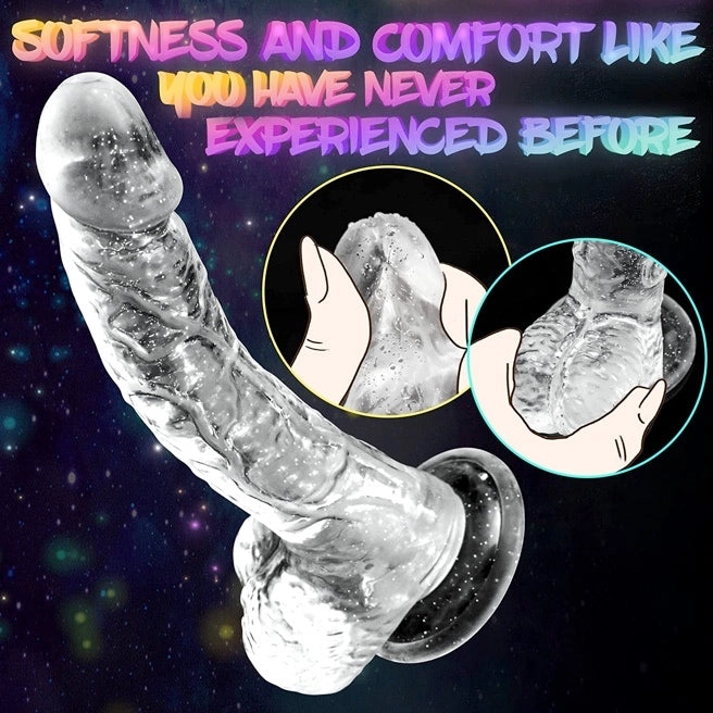 Apollo 8.3 Realistic Dildo With A Transparent Body - Laphwing