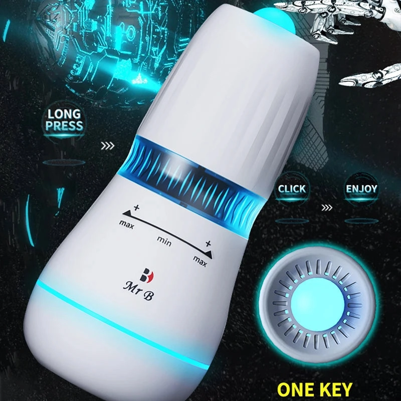 Auto Male Masturbator Cup Automatic Rotation Heating Pocket Cup