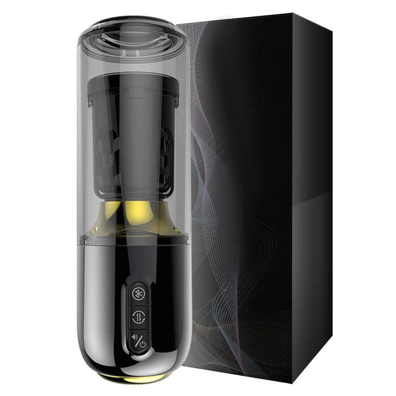 Auto Rotating Transparent Male Masturbator Cup
