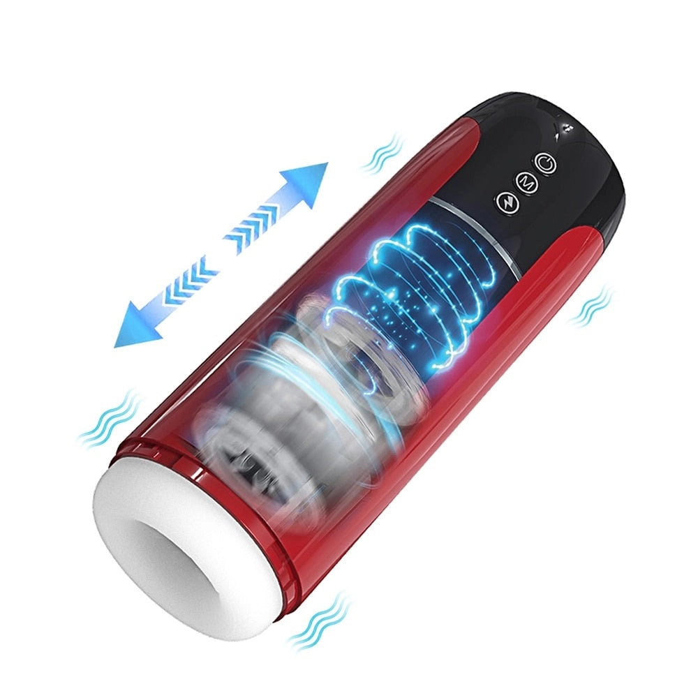 Automatic Thrusting Male Masturbator Cup Waterproof Masturbation Sex Toys for Men