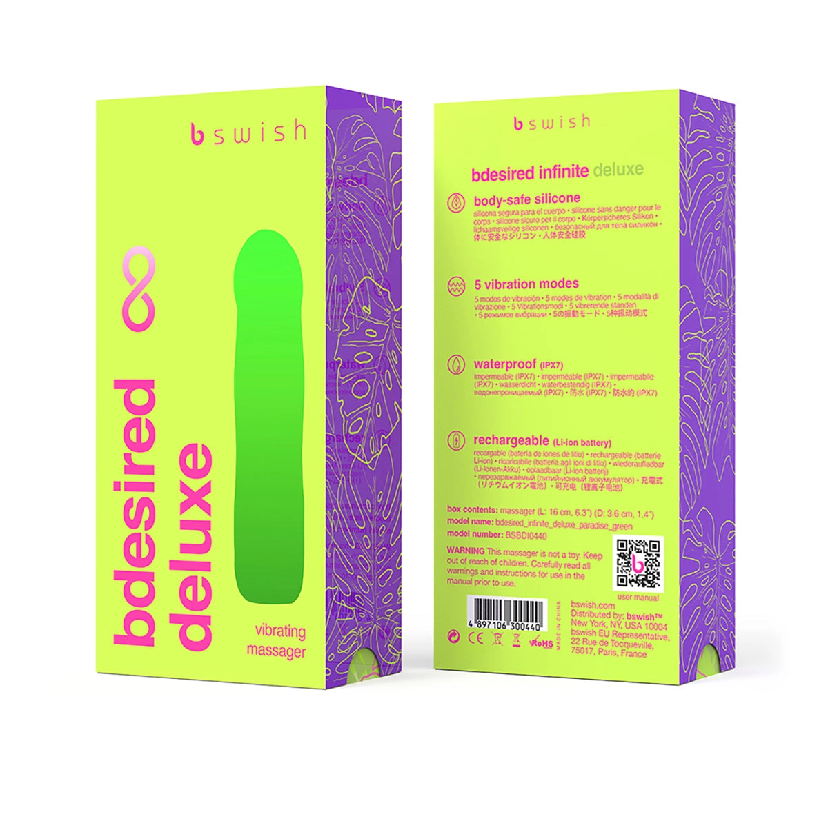 B Swish Bdesired Infinite Deluxe Bullet Vibrator