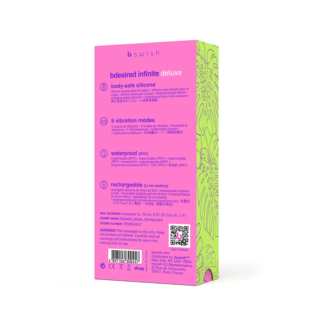 B Swish Bdesired Infinite Deluxe Bullet Vibrator