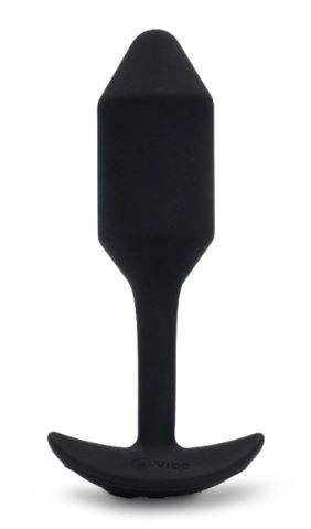b-Vibe Small Silicone Vibrating Snug Plug 2 - Black