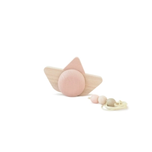 babai Pull-go Ship Pink