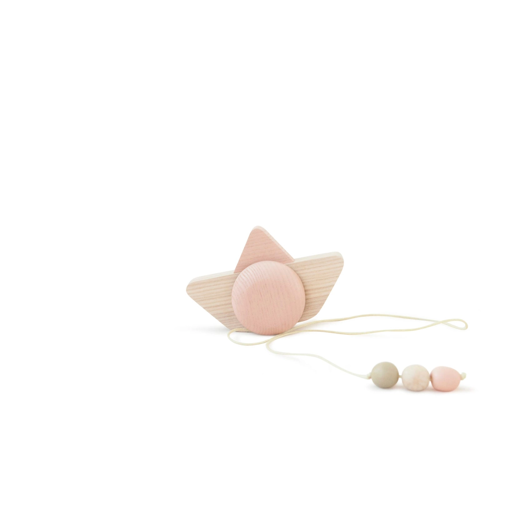 babai Pull-go Ship Pink