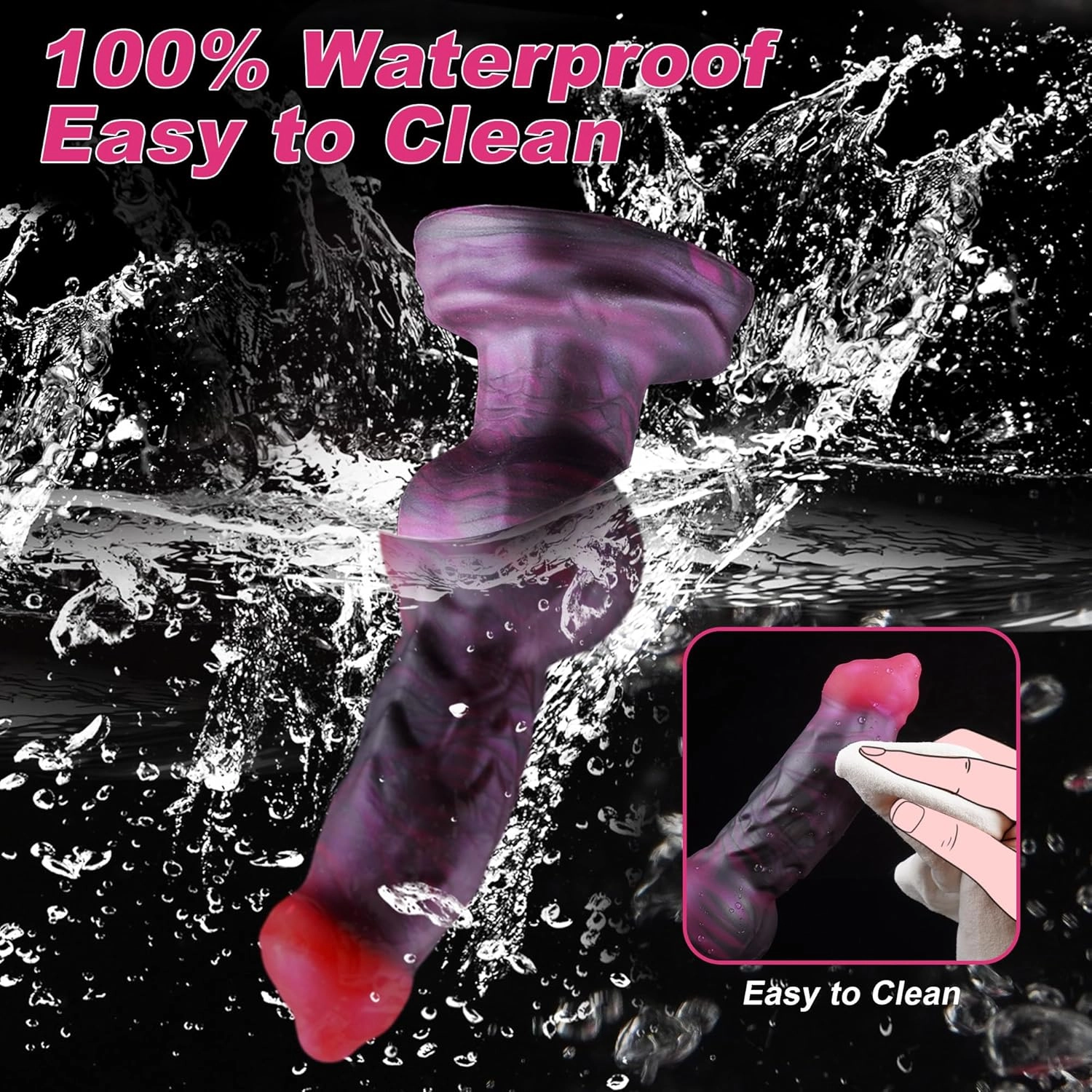 Billy 9.45 Knotted Dog Dildo Monster Dildo with Strong Suction Cup-Laphwing