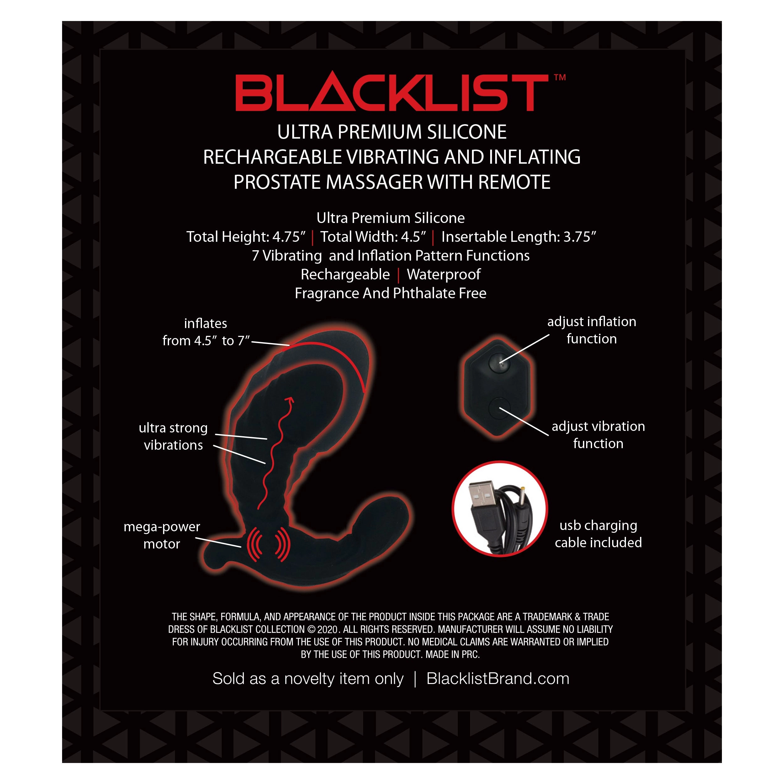 Blacklist A-Prostate Inflatable