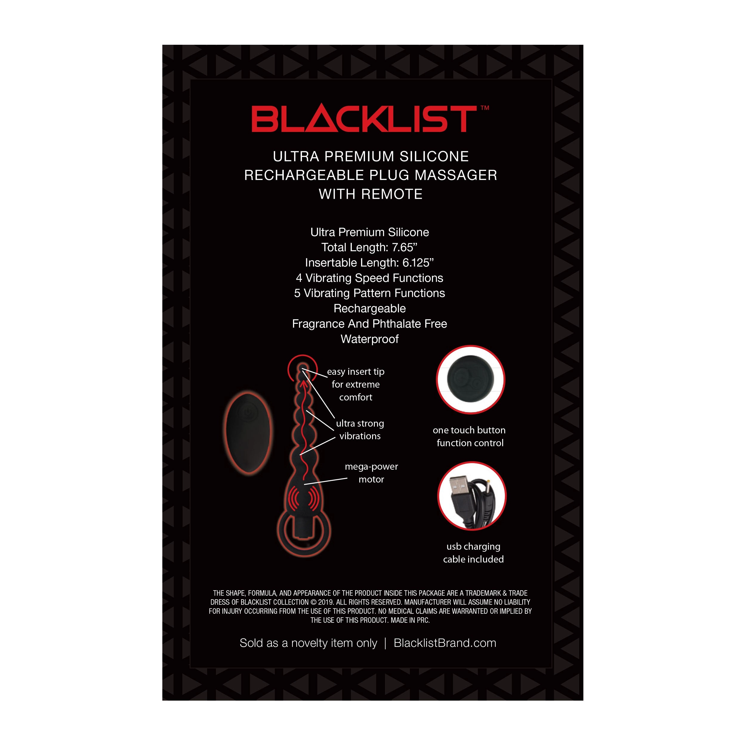 Blacklist Ball Plug