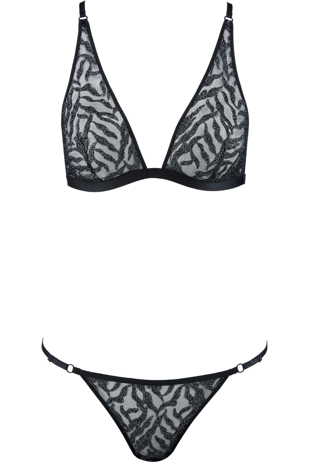 Boîte à Désir Moonlight Shadow Triangle Bra & Brief