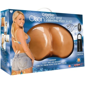 Bree Olson CyberSkin Doggy Style Vibrating Pussy & Ass
