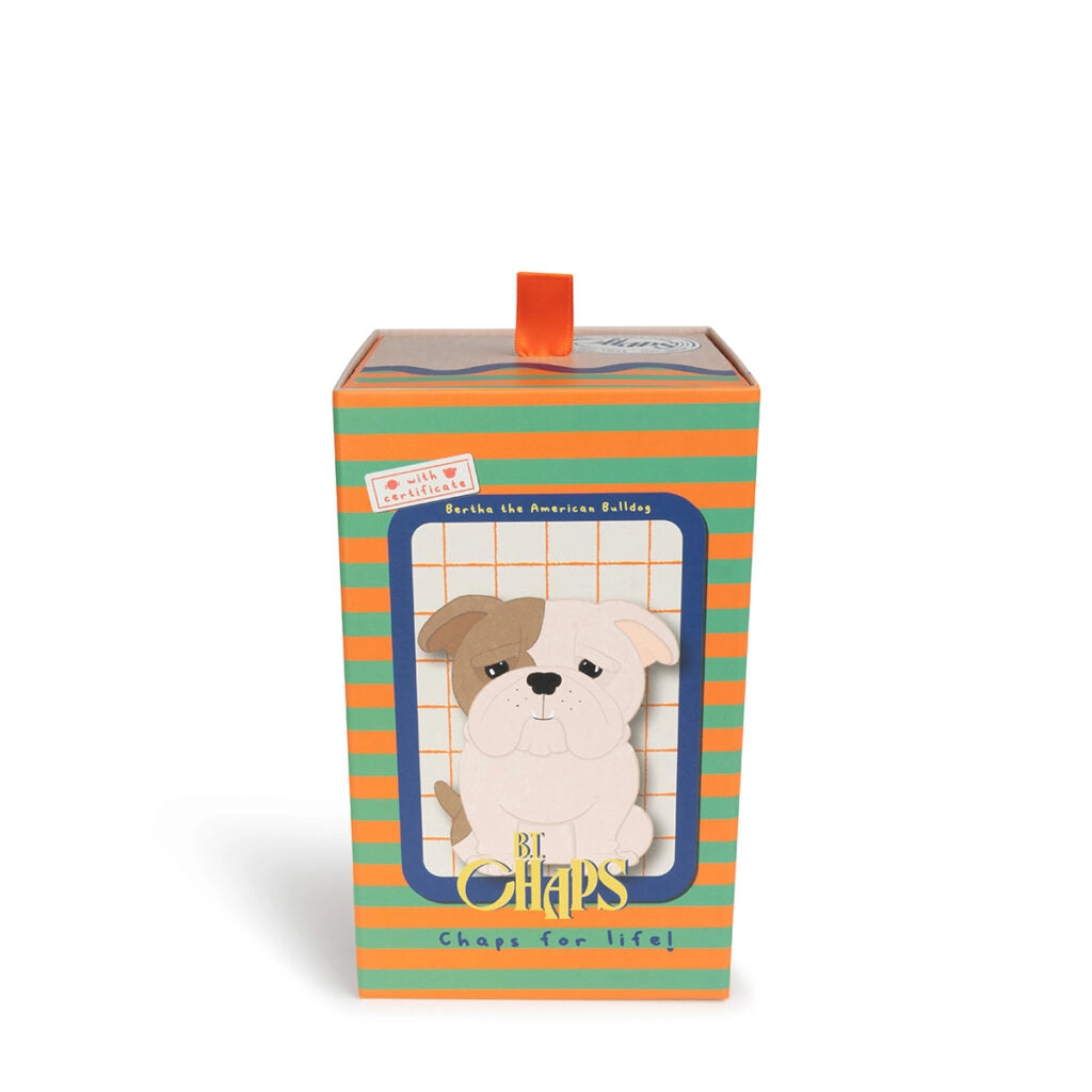 B.T. Chaps  Bertha The American Bulldog Floppy in Giftbox - 17cm - 6.5
