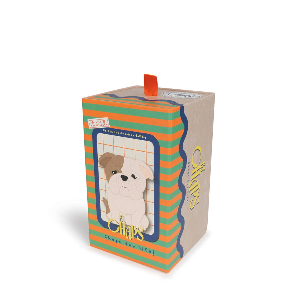 B.T. Chaps  Bertha The American Bulldog Floppy in Giftbox - 17cm - 6.5
