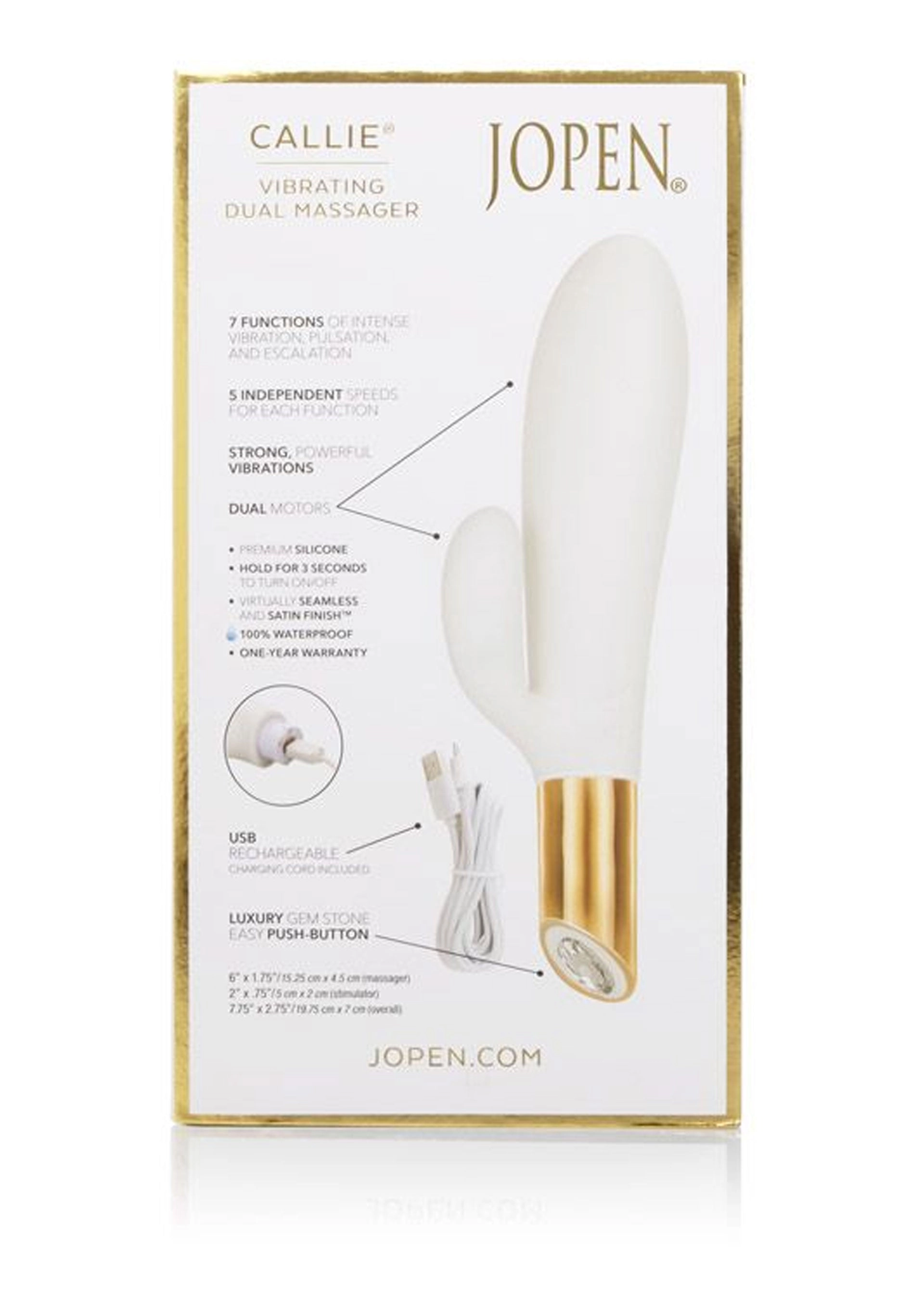 Callie By Jopen Vibrating Dual Massager