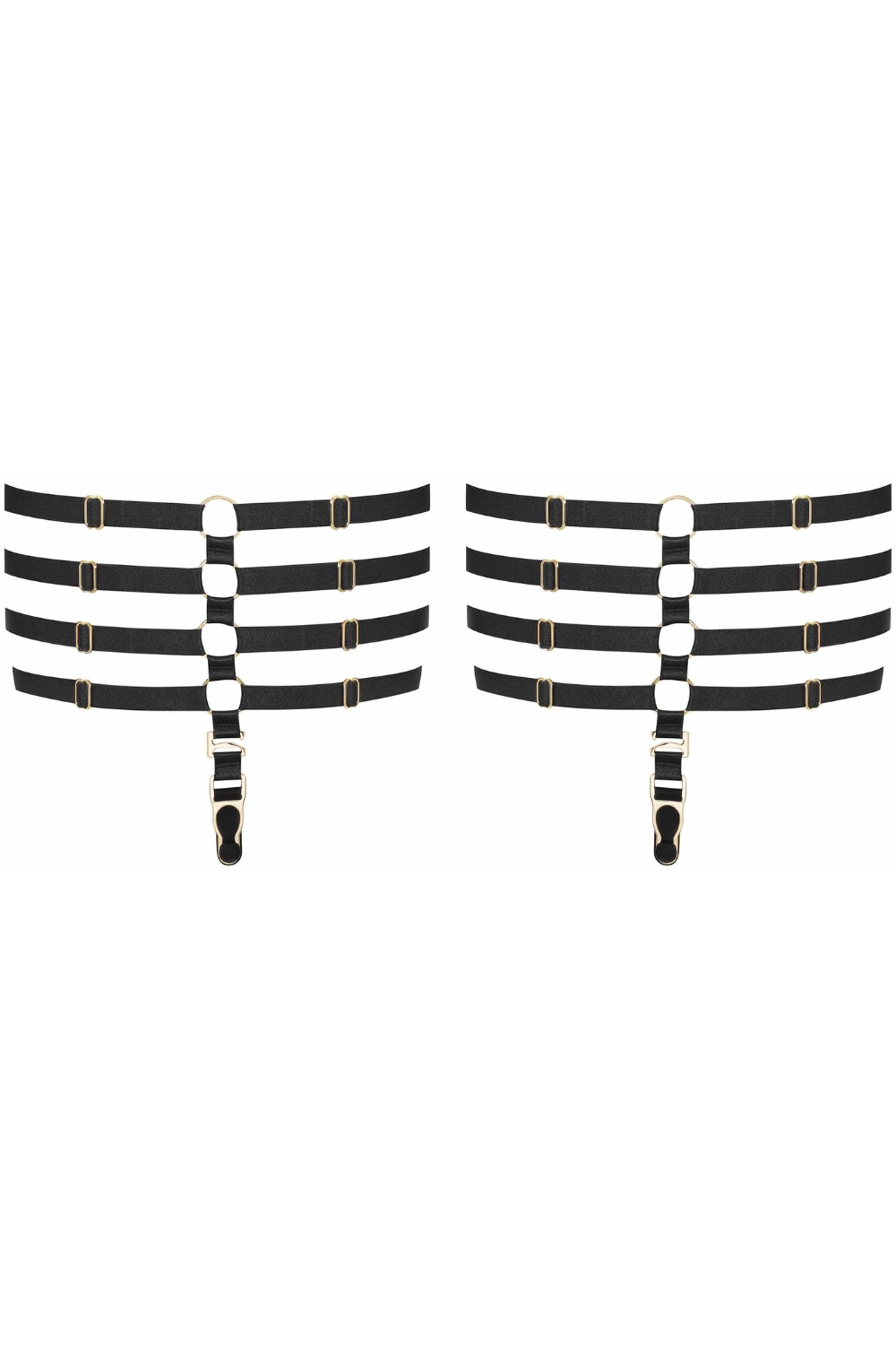 Chambre Noire Leg Garters Black