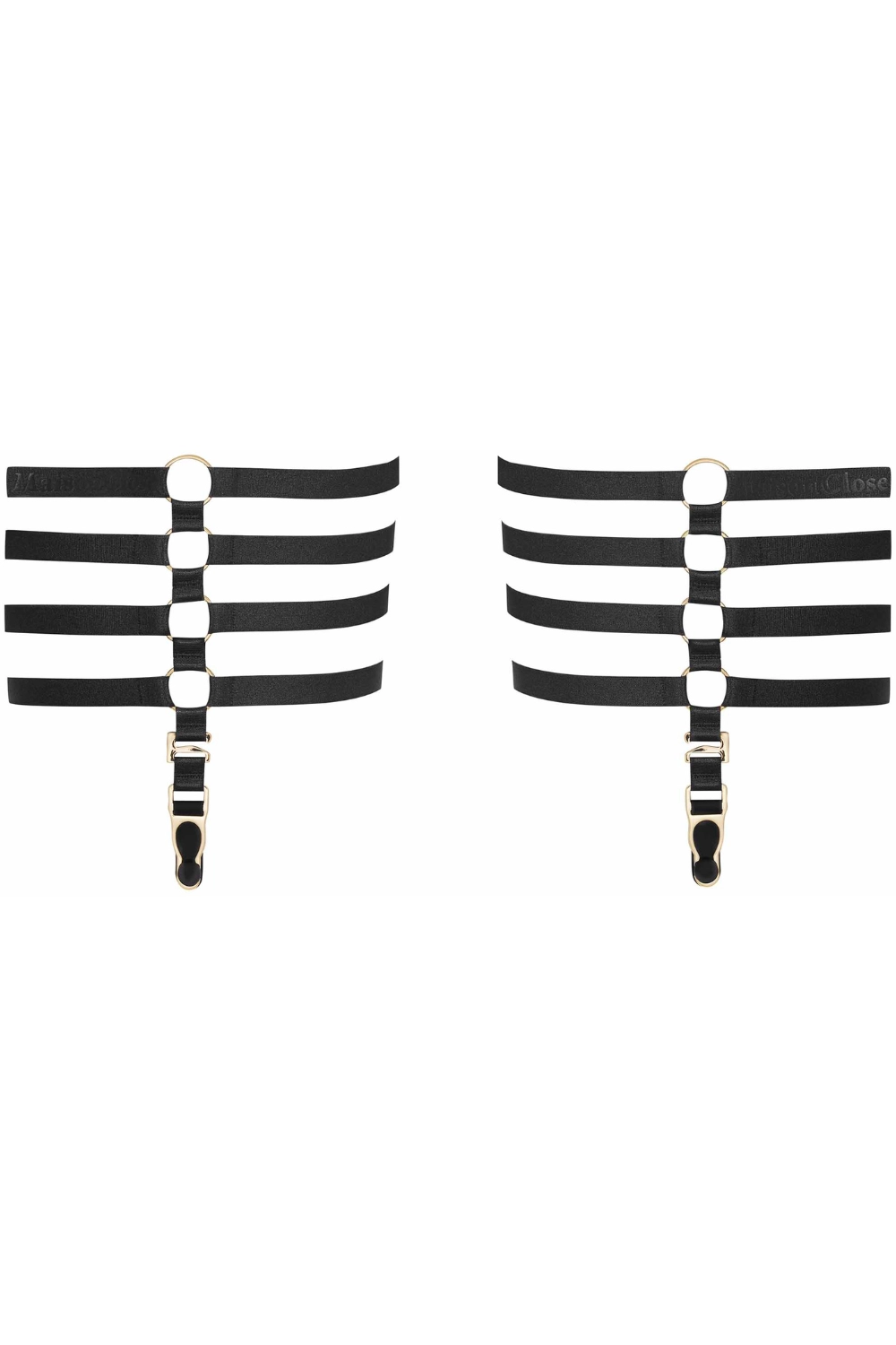 Chambre Noire Leg Garters Black