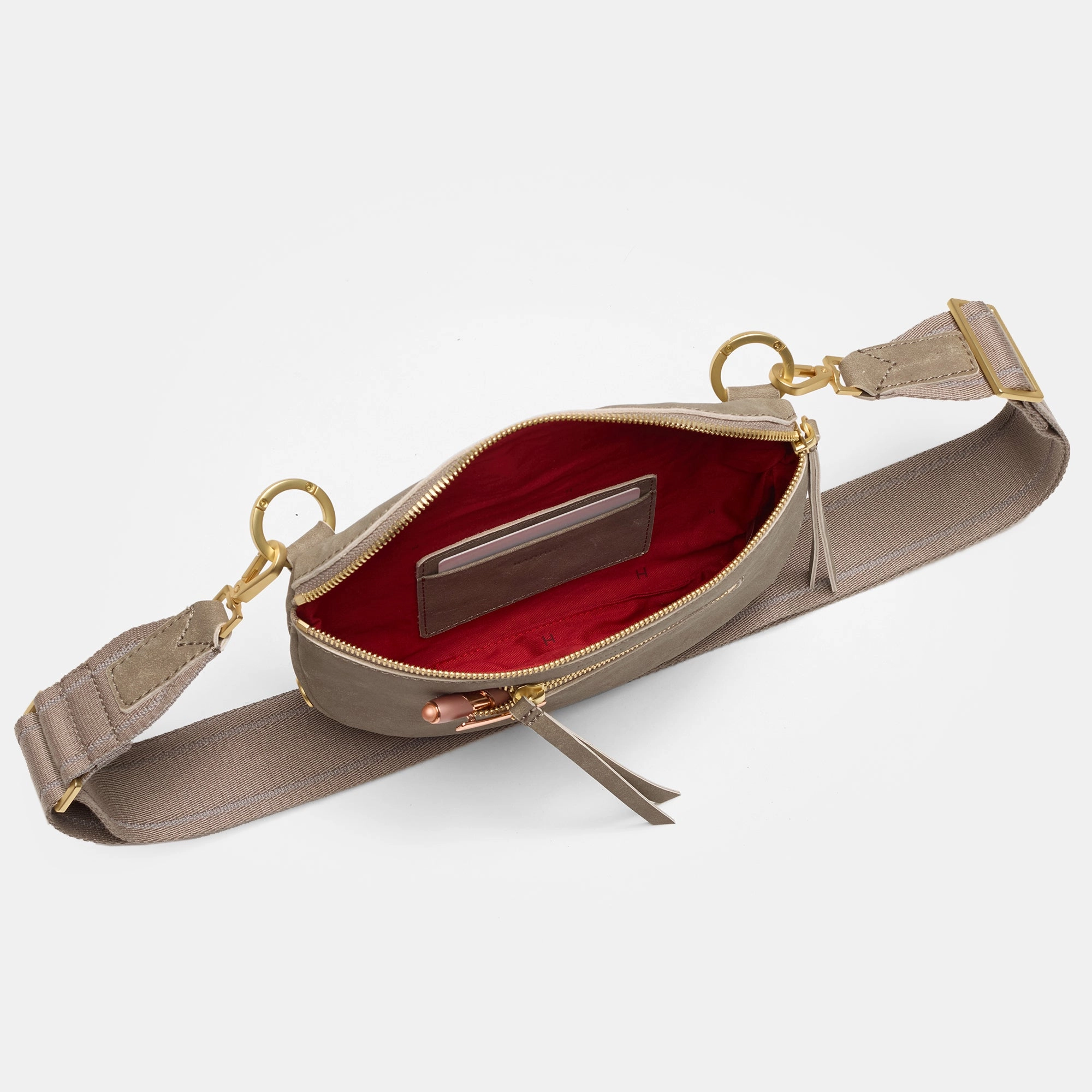 Charles Crossbody | Pewter/Brushed Gold | Sml