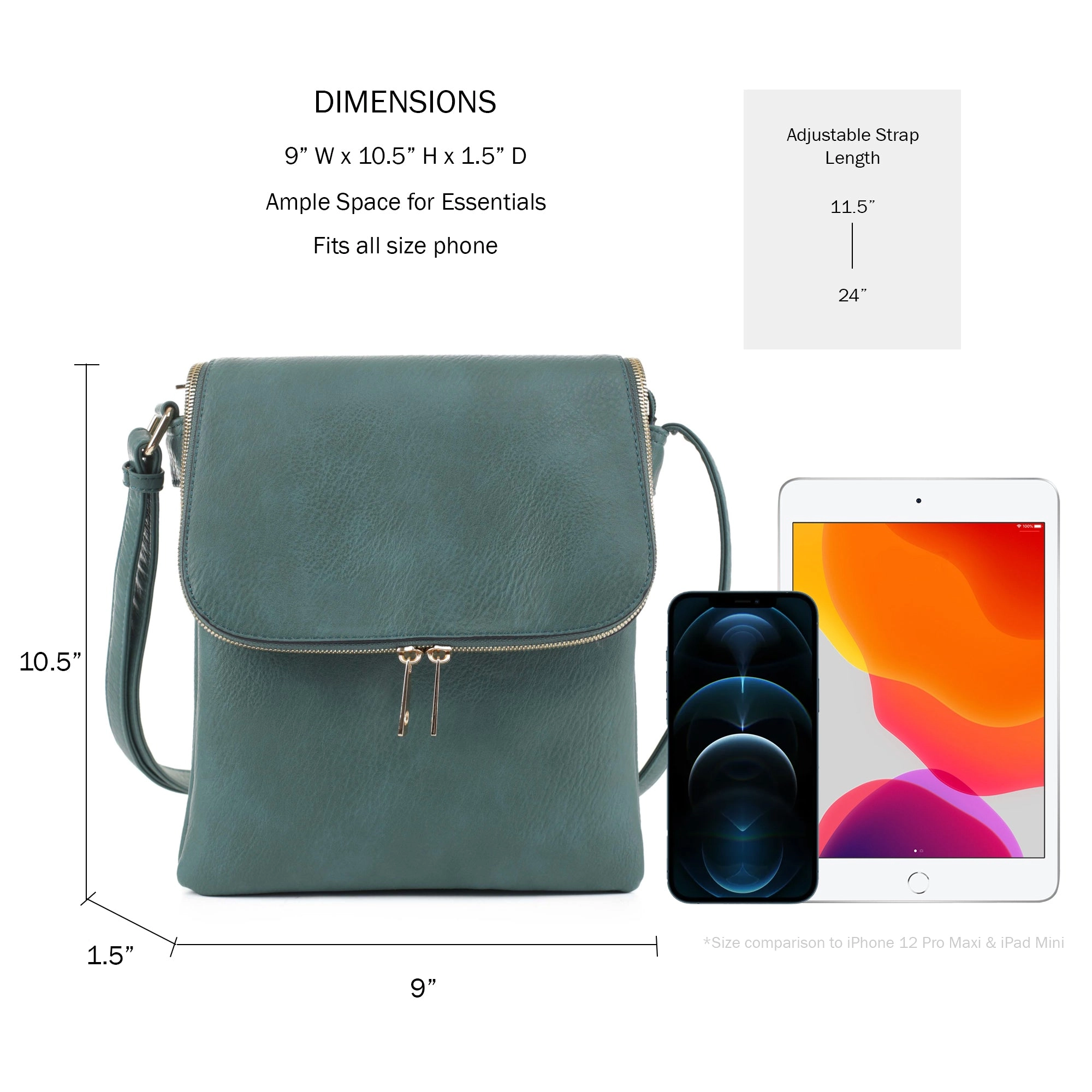 Cheyanne Concealed Carry Crossbody with Lock and Key