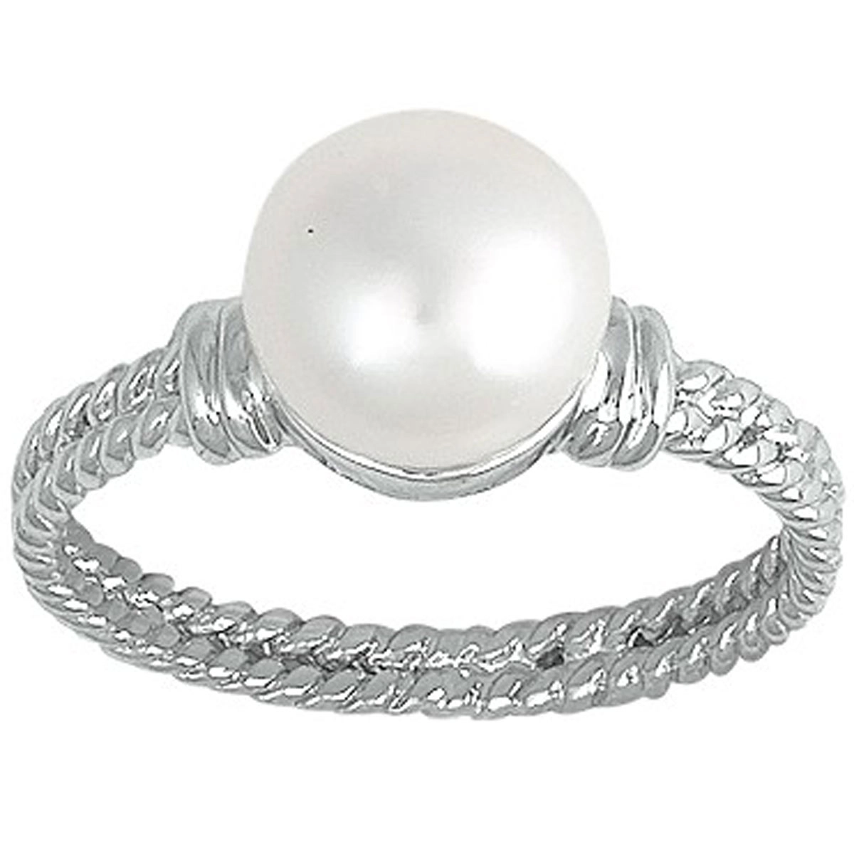 Classic Women's Fwp Double Twisted Band Ring - W-9080