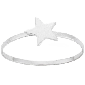 Classic Women's Sterling Silver Small Star Ring - W-1519