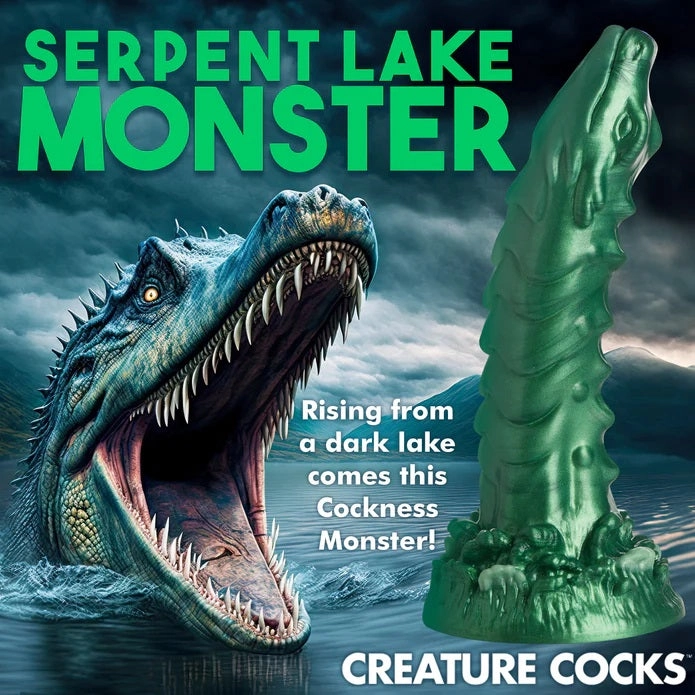 COCKNESS MONSTER LAKE CREATURE SILICONE DILDO