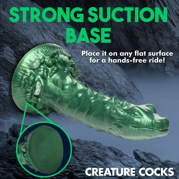 COCKNESS MONSTER LAKE CREATURE SILICONE DILDO