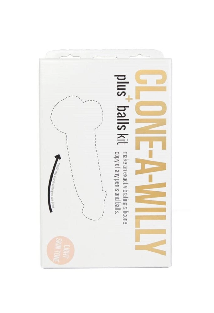 Create Your Perfect Personalized Silicone Clone-A-Willy Light Skin Tone Kit at Home!