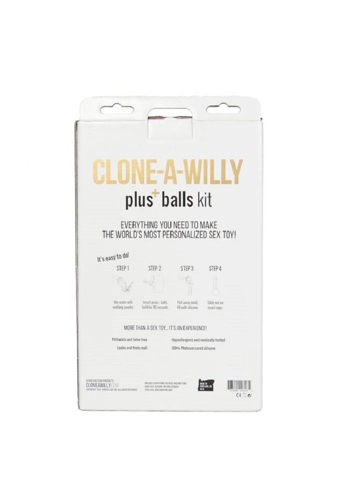 Create Your Perfect Personalized Silicone Clone-A-Willy Light Skin Tone Kit at Home!