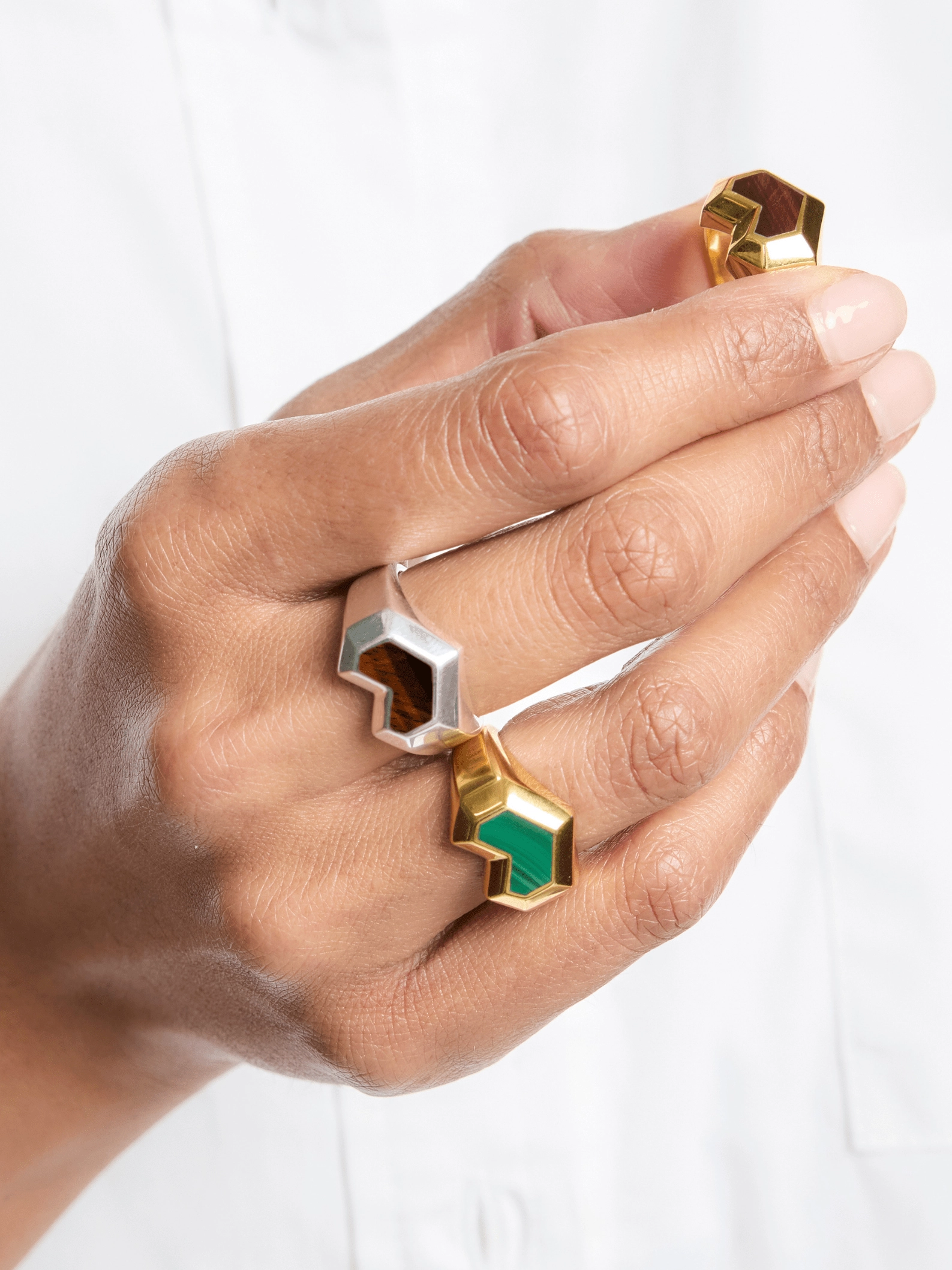 Daryl Sterling Silver Ring | Red Tiger Eye