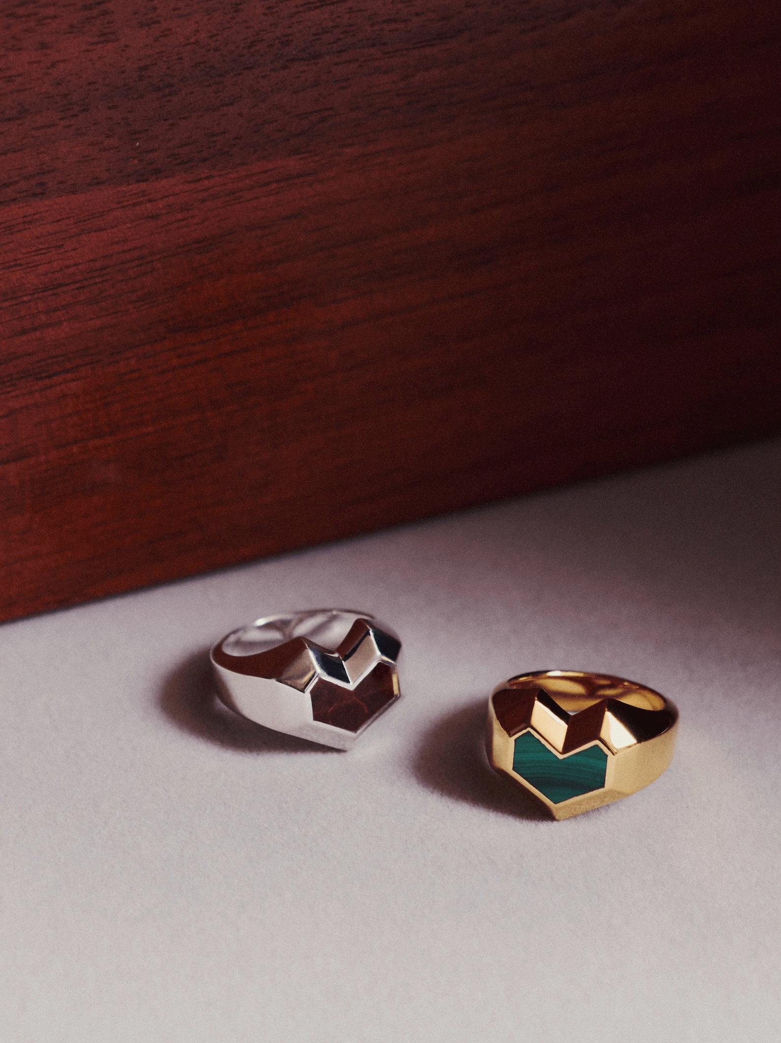 Daryl Sterling Silver Ring | Red Tiger Eye