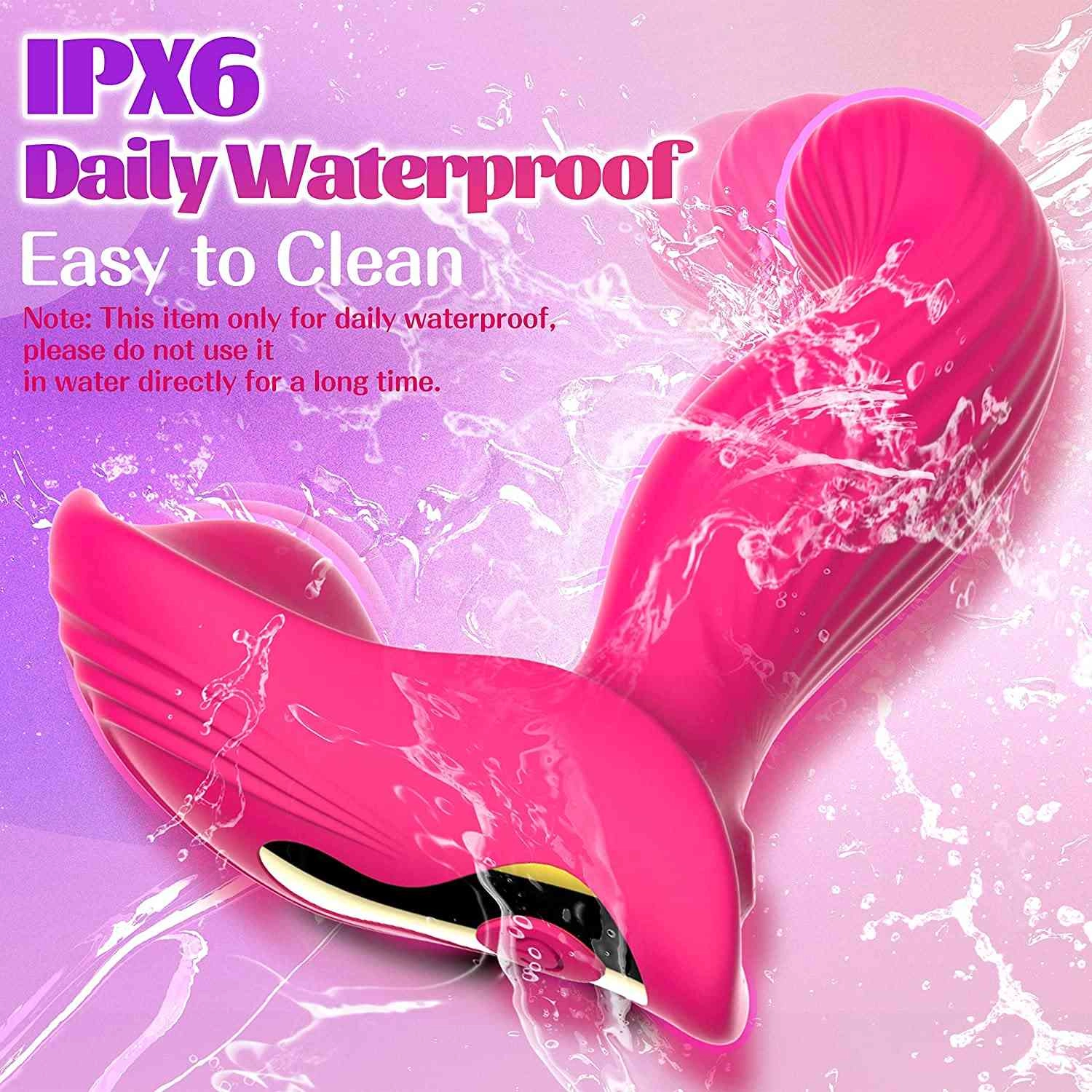 Debby Wearable G-Spot Clitoral Vibrator With 10 Wiggling & 10 Dual-Vibration Modes - Laphwing