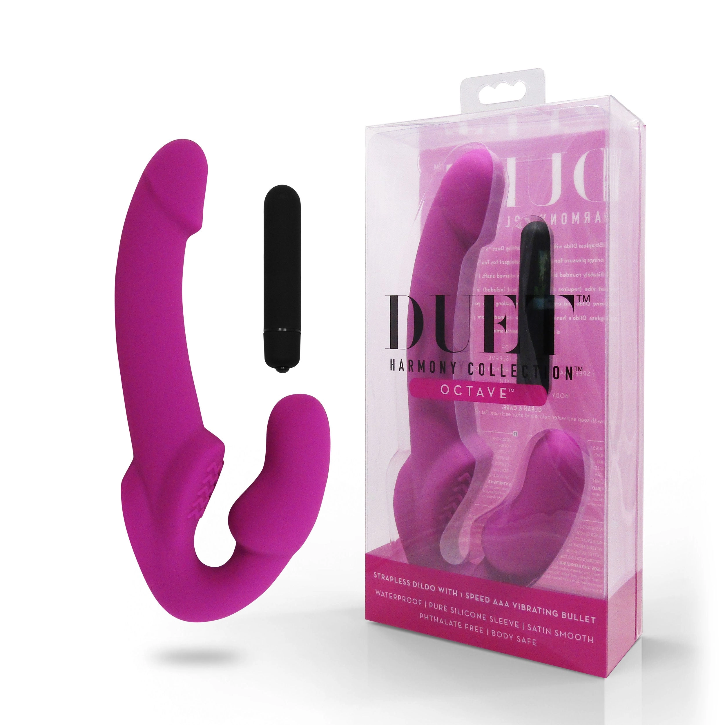 Duet Harmony - Octave Strapless Dildo