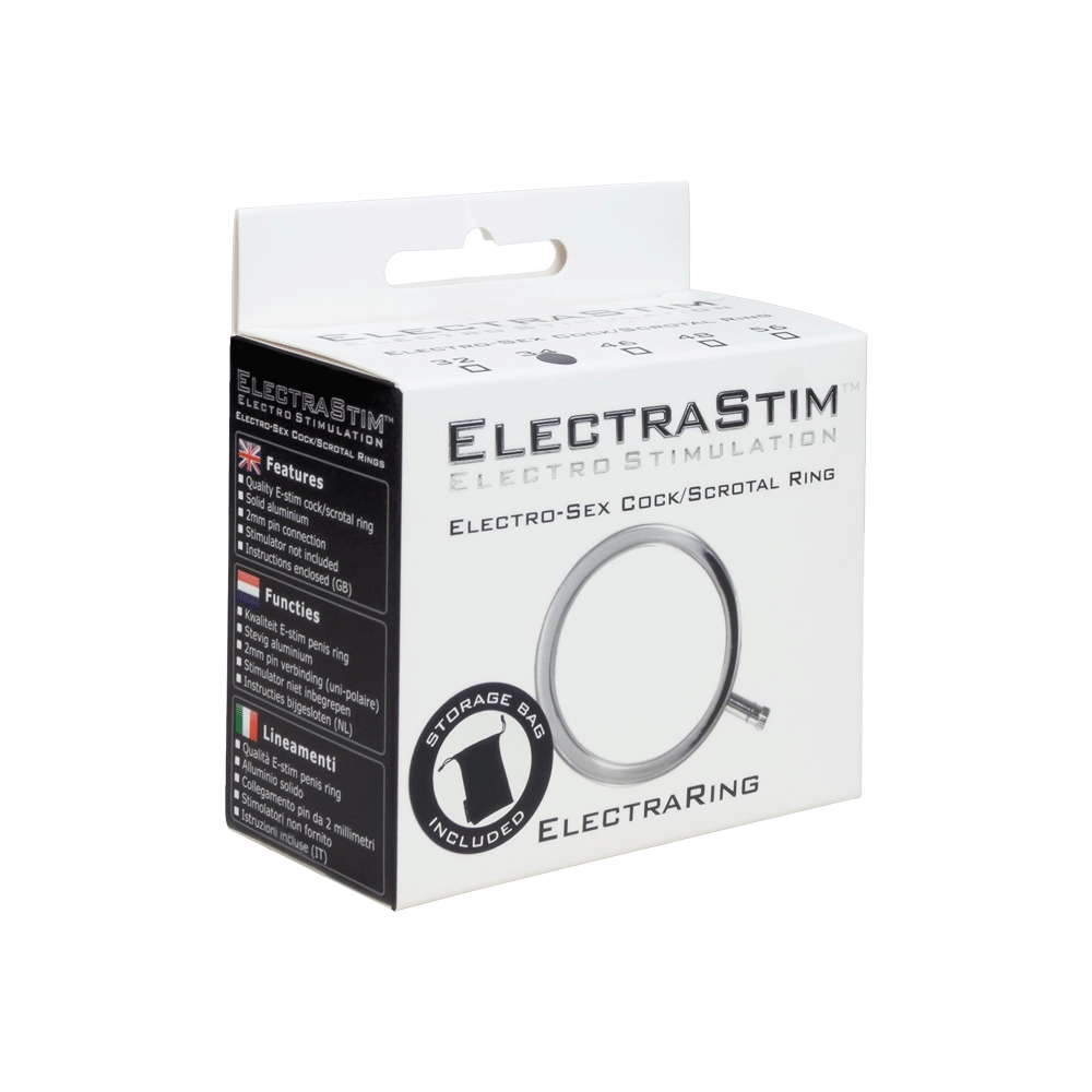 ElectraRing Solid Metal Electro Cock Ring (Multiple Sizes)