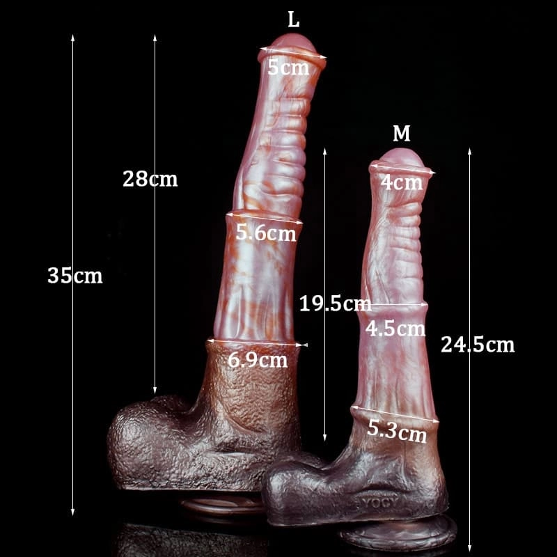 Etasa 13.8 Monster Dildo With Realistic Look and Grain Design - Laphwing