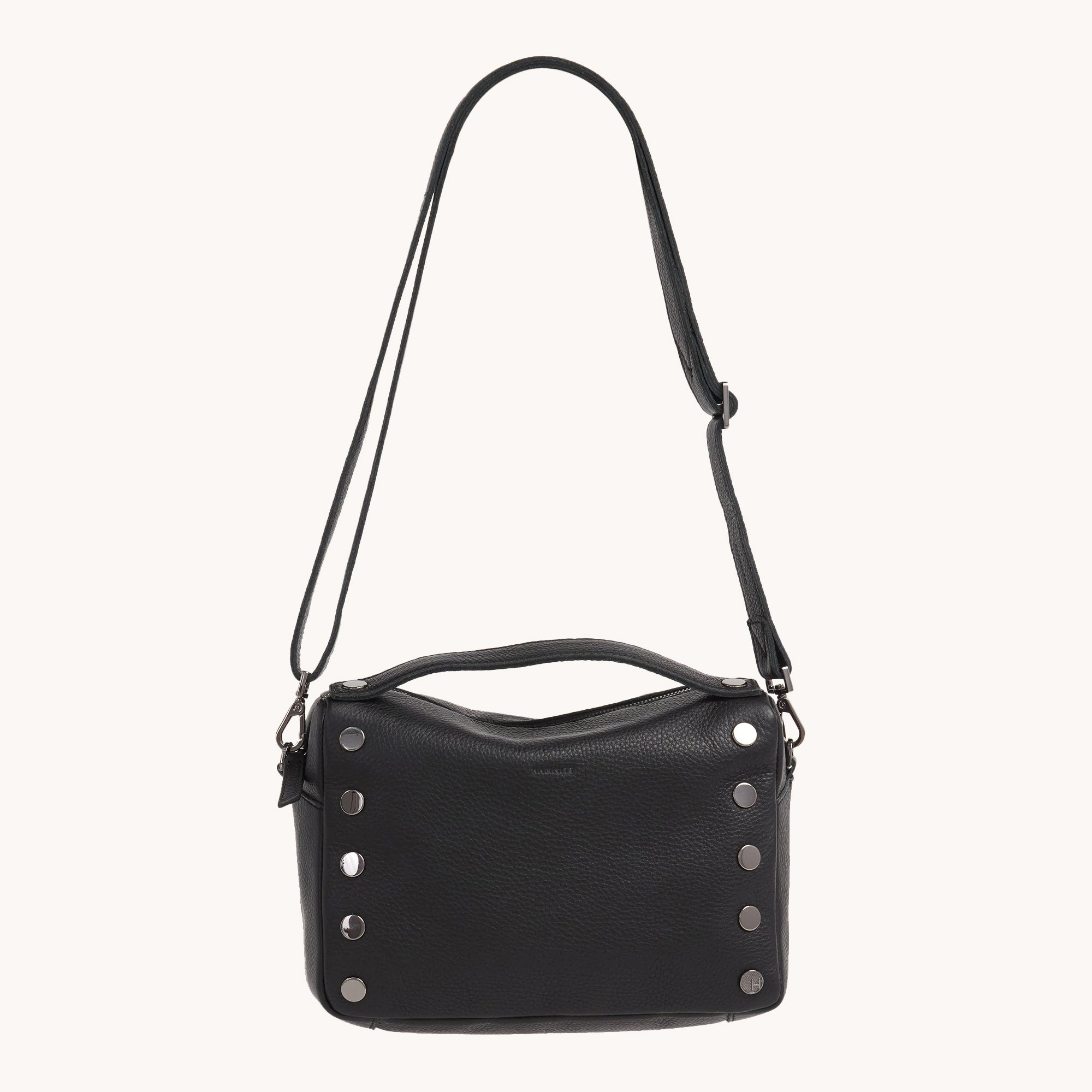 Evan Crossbody | Black/Gunmetal | Med