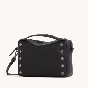 Evan Crossbody | Black/Gunmetal | Med