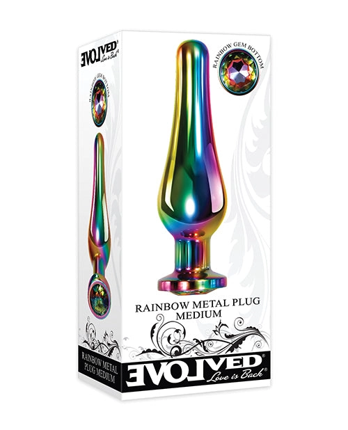Evolved Rainbow Metal Plug Small, Med, Large