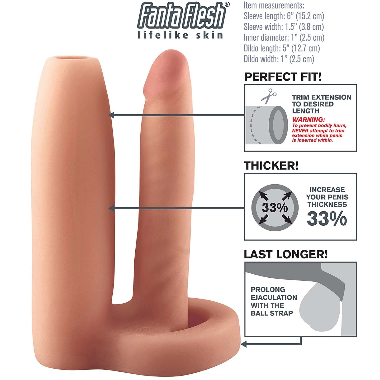 Fantasy X-tensions Double Trouble Girth Gainer